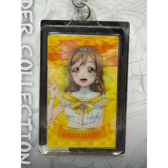 Japanese Anime School Idol Project Dual Sided Keychain HANAMARU - BRAND NEW - Picture 2 of 4